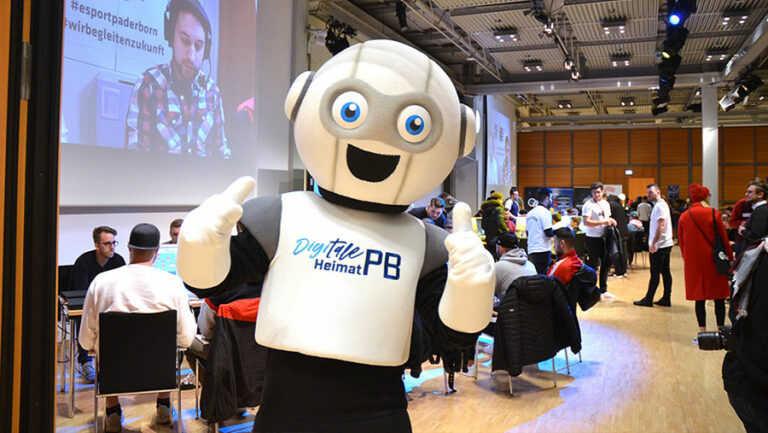Digitale Heimat Paderborn auf einem Mobilgerät