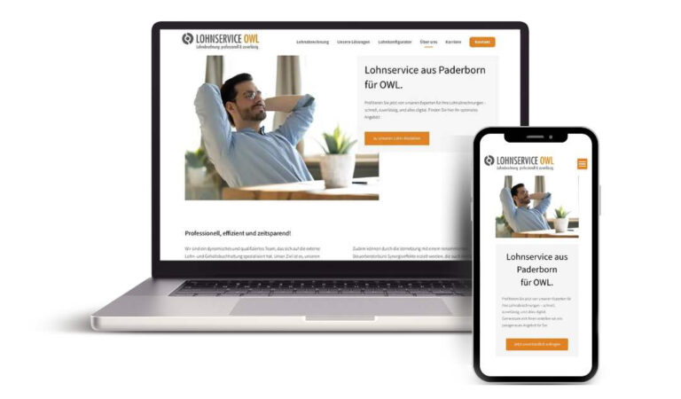 Website des Lohnservice OWL